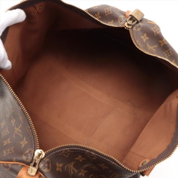 AUTHENTIC  Louis Vuitton Keepall 50 with Lock - Picture 5 of 9
